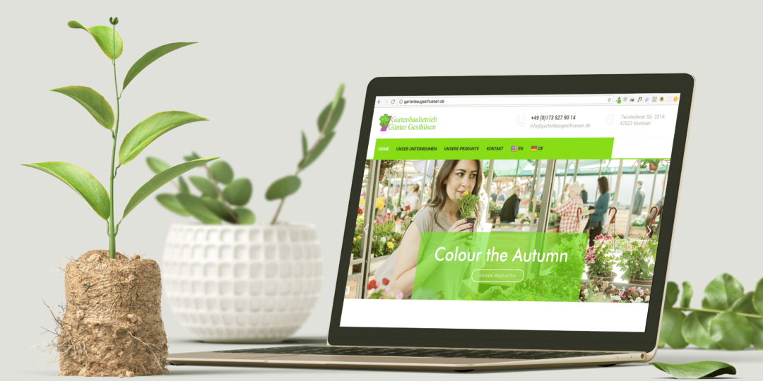 Gartenbau Gesthüsen Webdesign