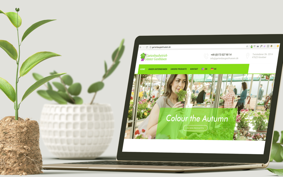 Gartenbau Gesthüsen Webdesign